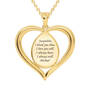 I Love You Personalized Diamond Pendant 10813 0014 c back