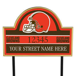 NFL Pride Personalized Address Plaques 5463 0405 a browns