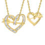 Arrow of Love Diamond Heart Pendant 10072 0010 a main