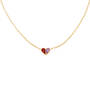 Birthstone Heart Necklace Set 12152 0019 b necklace