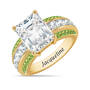 Personalized Birthstone Stunner Ring, Personalized Birthstone Stunner Ring 11313 0017 h august