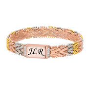 Copper Monogram Bracelet 11677 0017 b angleshot
