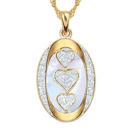 I Love You Personalized Diamond Pendant 5238 0201 b front