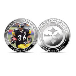 Steelers Greats Silver plated Commemoratives 11818 0017 a main