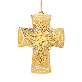 The 2024 Gold Ornament Collection 11091 0031 e cross