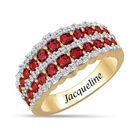 Personalized Double Dazzle Birthstone Ring 11032 0017 a main