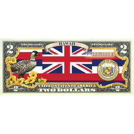 State Bird and Flower Enhanced $2 Bill Collection 11346 0018 a Hawaii