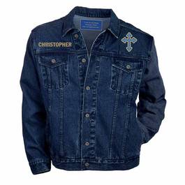 Mens Cross Denim Jacket 4969 001 9 1