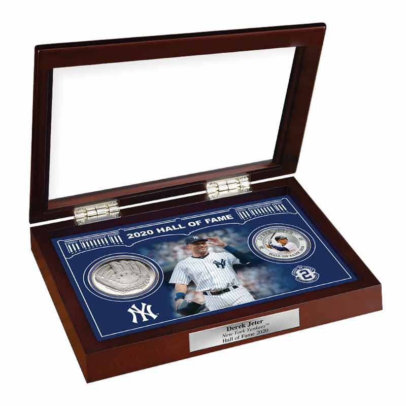 Yankee Stadium Farewell DEREK JETER JFK Half Dollar US 2-Coin Set *LICENSED* 