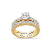 Now Forever Diamond Anniversary Ring Set 11488 0016 a main