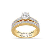 Now Forever Diamond Anniversary Ring Set 11488 0016 a main