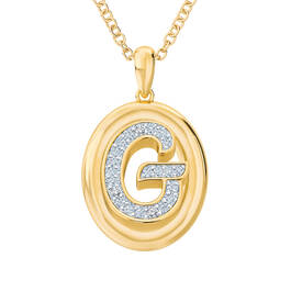 Diamond Initial Pendant 1250 0054 g pendant