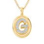 Diamond Initial Pendant 1250 0054 g pendant