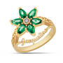 Personalized Birthstone Bloom Ring 10871 0013 e may