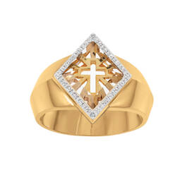 Window of Faith Mens Cross Ring 11280 0016 b straight