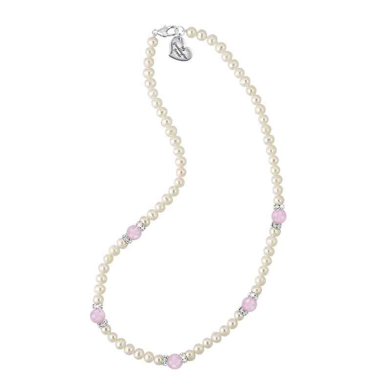 For My Granddaughter With Love Pearl Necklace 1538 001 7 2