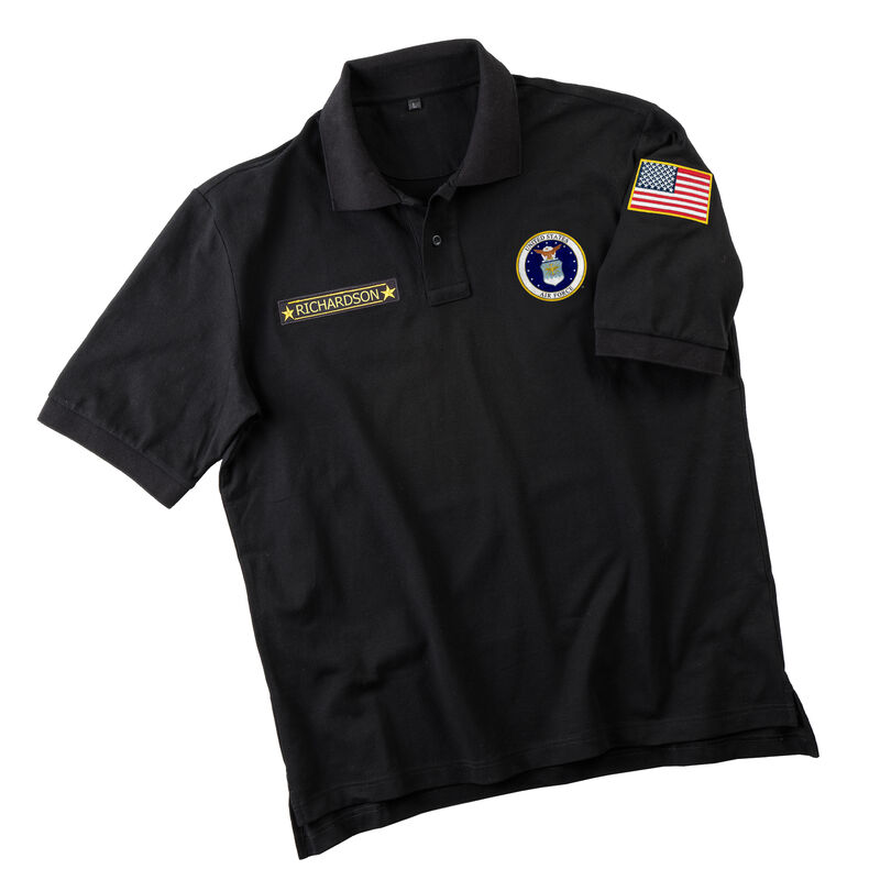 The US Air Force Personalized Polo Cap 6605 0030 c shirt