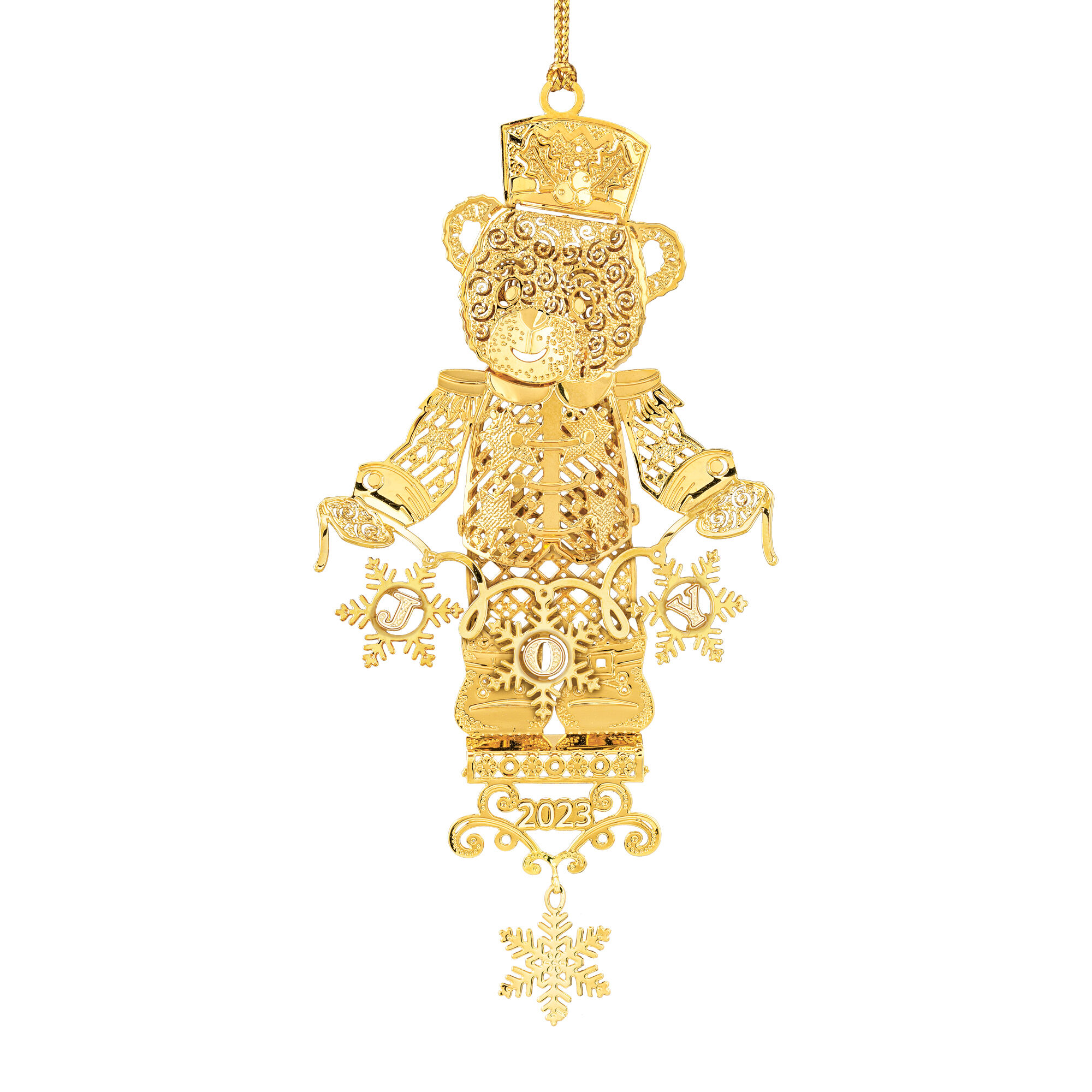 The 2023 Gold Christmas Ornament Collection 10312 0036 a main