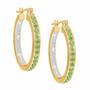 Birthstone Diamond Hoop Earrings 9692 013 7 8