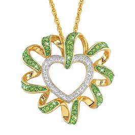 Birthstone Beauty Diamond Heart Pendant 2627 001 7 8