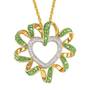 Birthstone Beauty Diamond Heart Pendant 2627 001 7 8