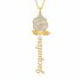 Personalized Rose Pendant 6674 001 0 1
