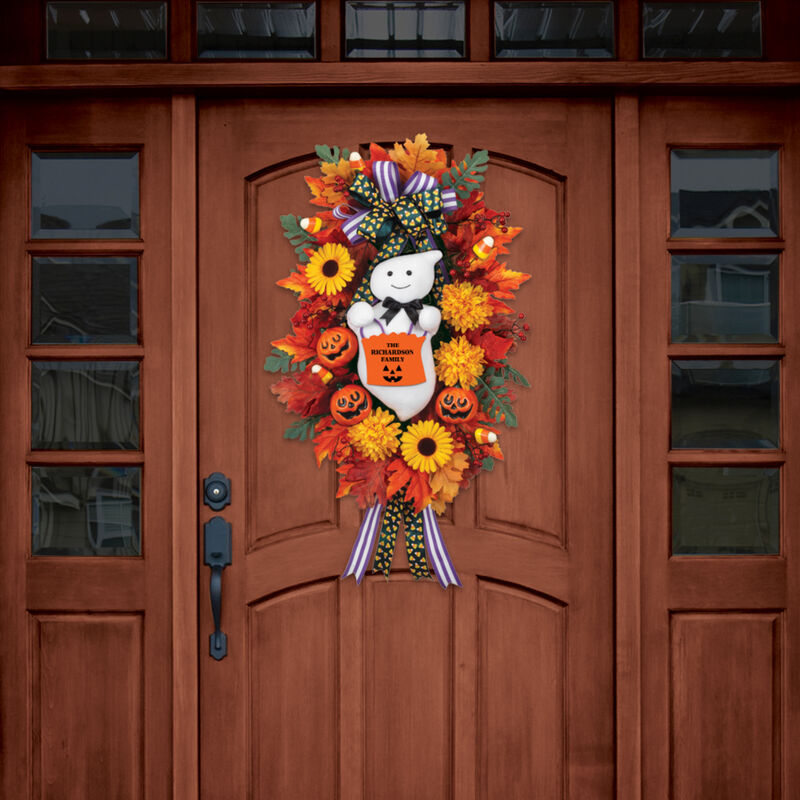 The Personalized Family Halloween Wreath 2379 0041 c room
