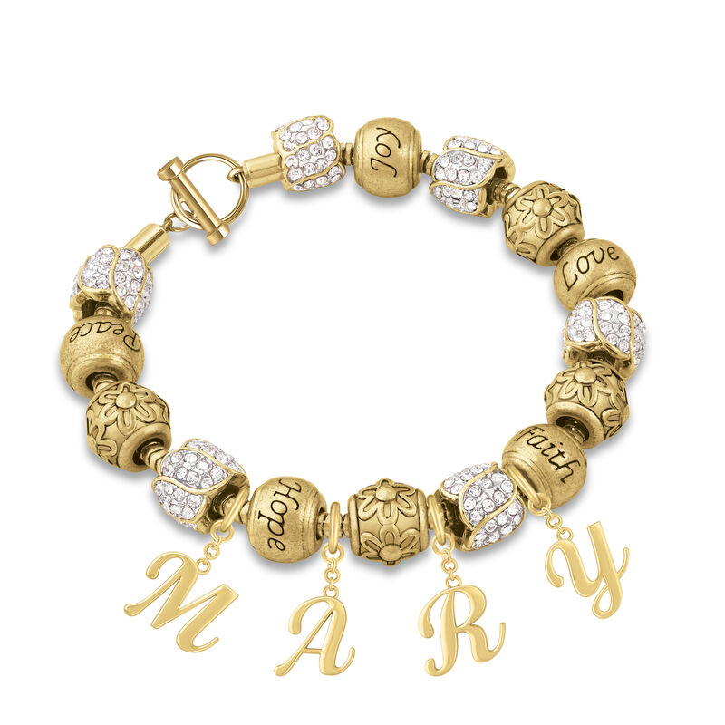 Words of Inspiration Personalized Charm Bracelet 10075 0017 a main