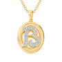 Diamond Initial Pendant 1250 0054 b pendant
