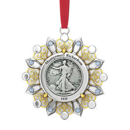 Birth Year Coin Ornament 10400 0013 a main