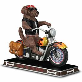 Bad to the Bone Chocolate Labrador Sculpture 2763 015 1 1