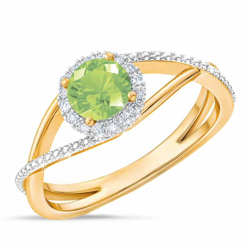 Birthstone  Diamond Ring 1099 001 8 8
