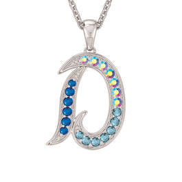 Blue Wave Initial Pendant 11569 0018 b intial