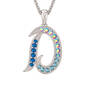 Blue Wave Initial Pendant, Blue Wave Initial Pendant 11569 0018 b intial