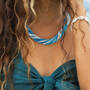Blue Wave Torsade Necklace 10665 0013 m model