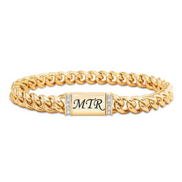 Diamond Monogram Bracelet 11014 0019 a main