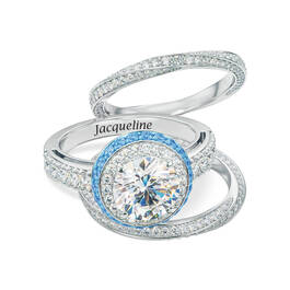 Birthstone Trio Ring Set 12233 0012 l december