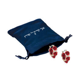 Endless Love Rose Pin with Free Matching Earrings 12343 0035 b giftpouch