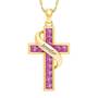 Personalized Birthstone Cross Pendant 5657 001 3 10