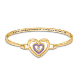 Daughter Birthstone and Diamond Bangle 1821 0021 a 6 june