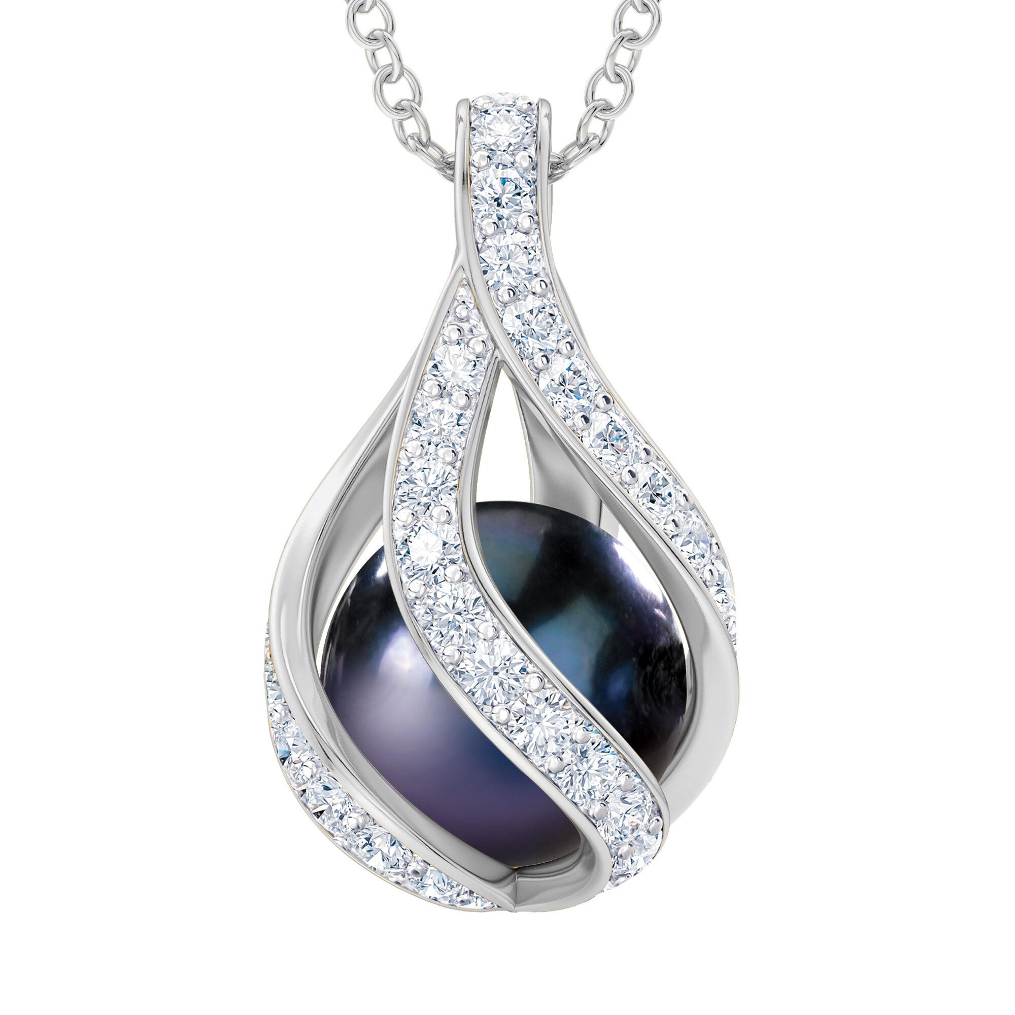 Danbury mint black sale pearls