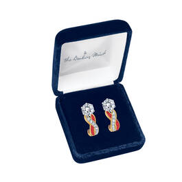 Birthstone Swirl Earrings 6503 0033 m display box