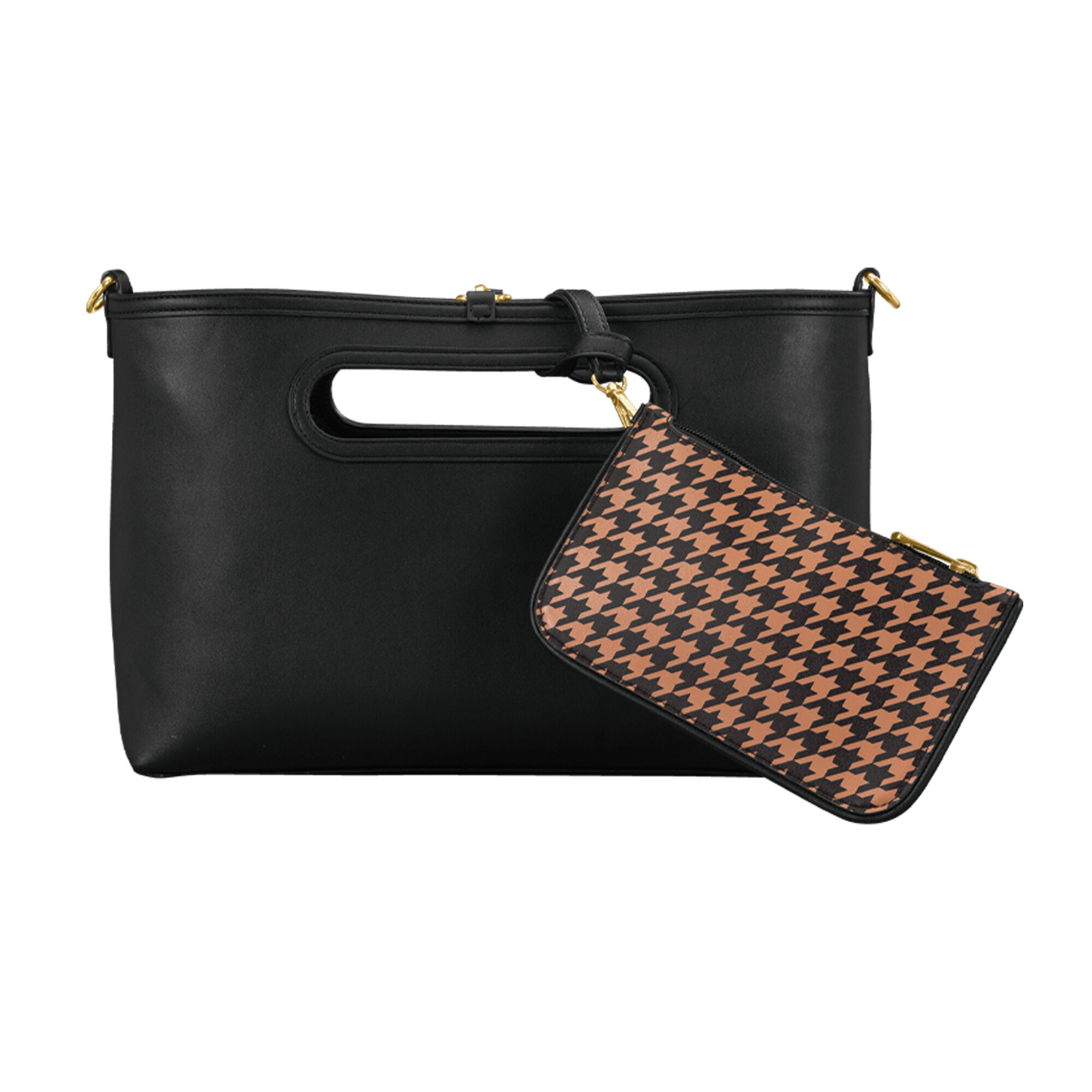 The Cameron Handbag Set 6932 0018 f black handbag wristlet