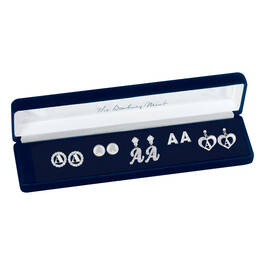 Personalized Sterling Silver Earring Set 6554 0015 a main