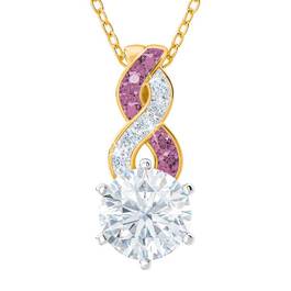 Birthstone Swirl Pendant 5940 014 3 6