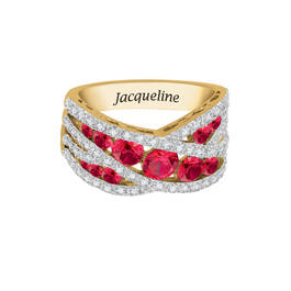 The Ruby Fire Four Carat Kiss Ring 11379 0018 b straight