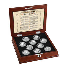 The Bill of Rights Silver Bullion Commemoratives 6530 0014 g open display