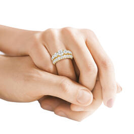 Love of My Life Anniversary Ring Set 11575 0010 m model