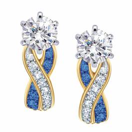 Birthstone Swirl Earrings 5361 014 3 9