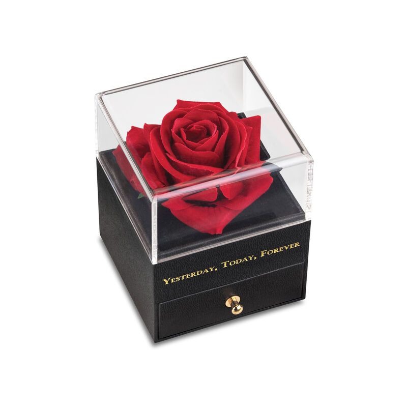 Yesterday Today Forever Rose Pendant Box 11027 0014 c closed box